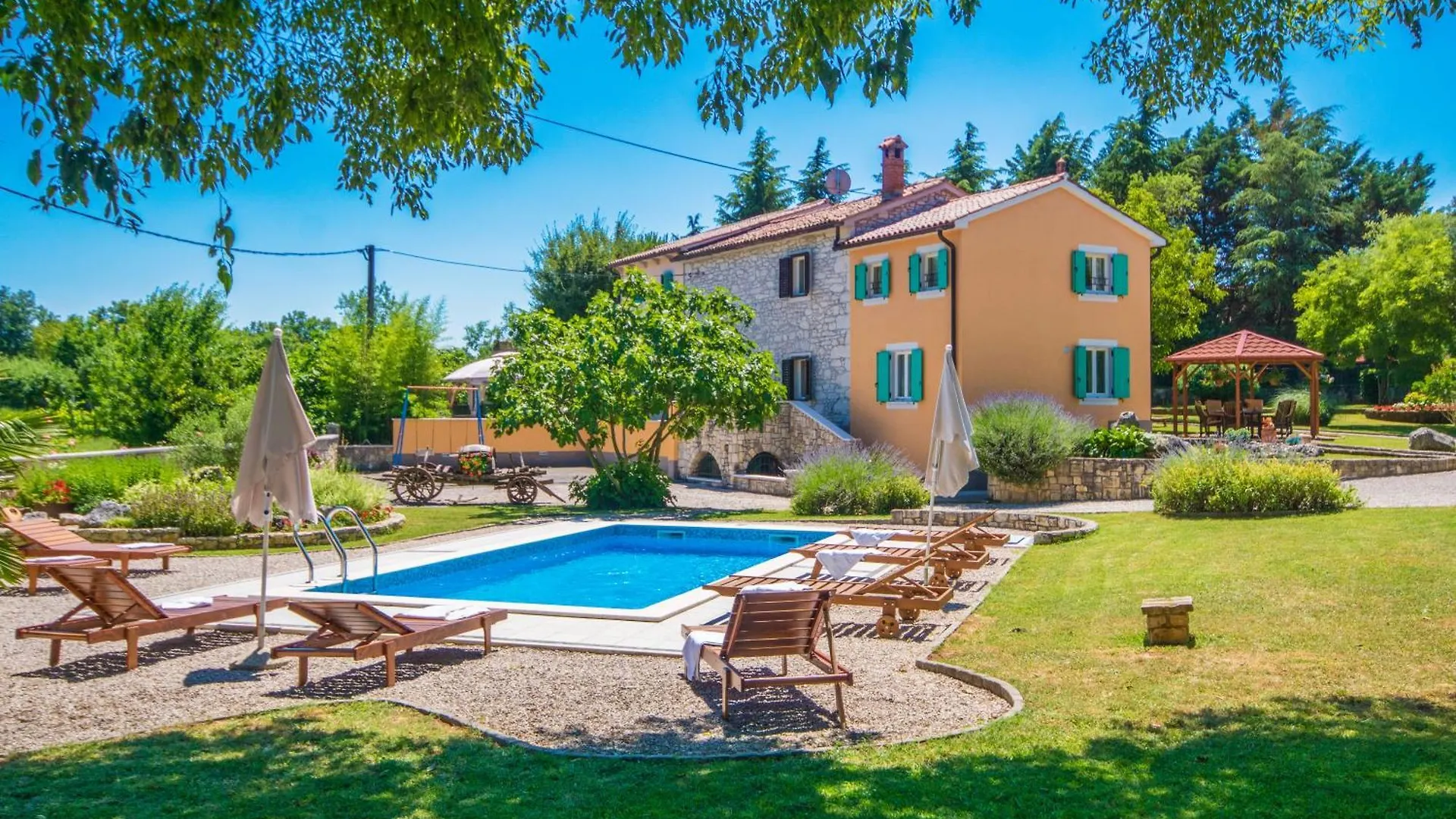 Vakantiehuis Villa Giovanna, A Charming Villa With Pool In A Beautiful Landscaped Garden Šumber Kroatië